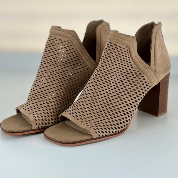 Vince Camuto Kensa Peep-toe Booties - Picture 2 of 5